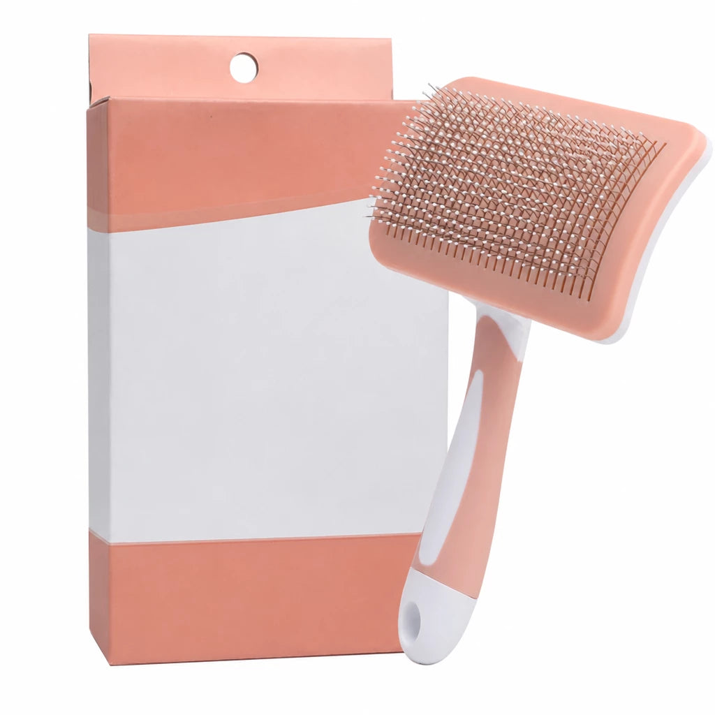 Self-Cleaning Pet Grooming Brush for Dogs and Cats