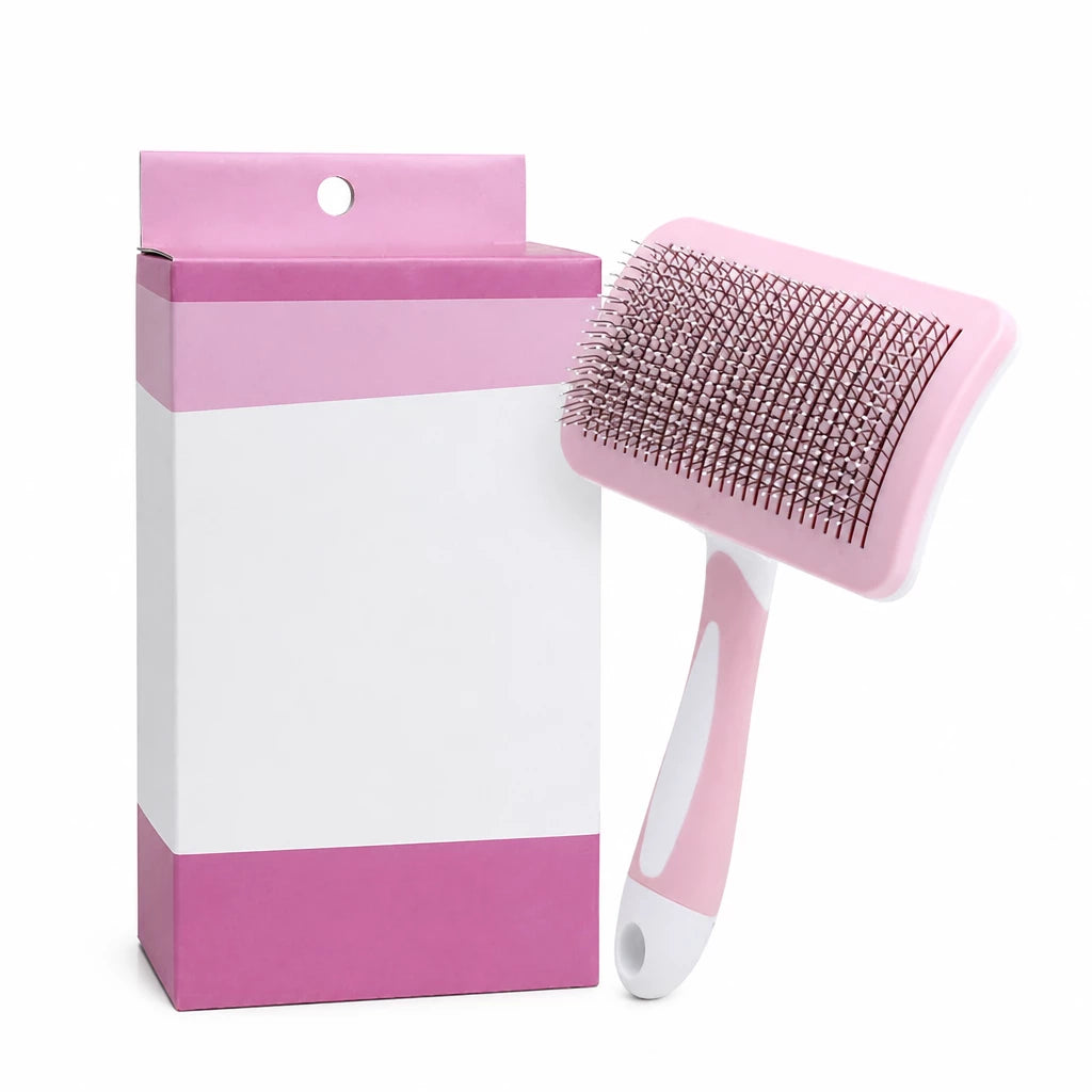 Self-Cleaning Pet Grooming Brush for Dogs and Cats