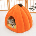Enclosed Polyester Pet Bed for Cats and Small Dogs