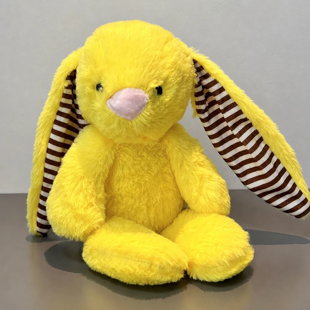 Plush Dog Toys with Squeakers and Crinkle Details