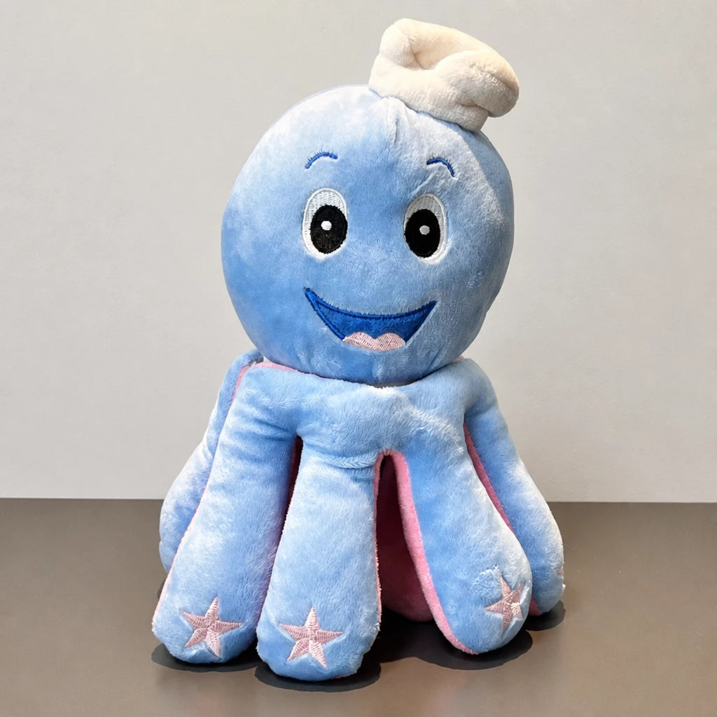 Plush Dog Toys with Squeakers and Crinkle Details