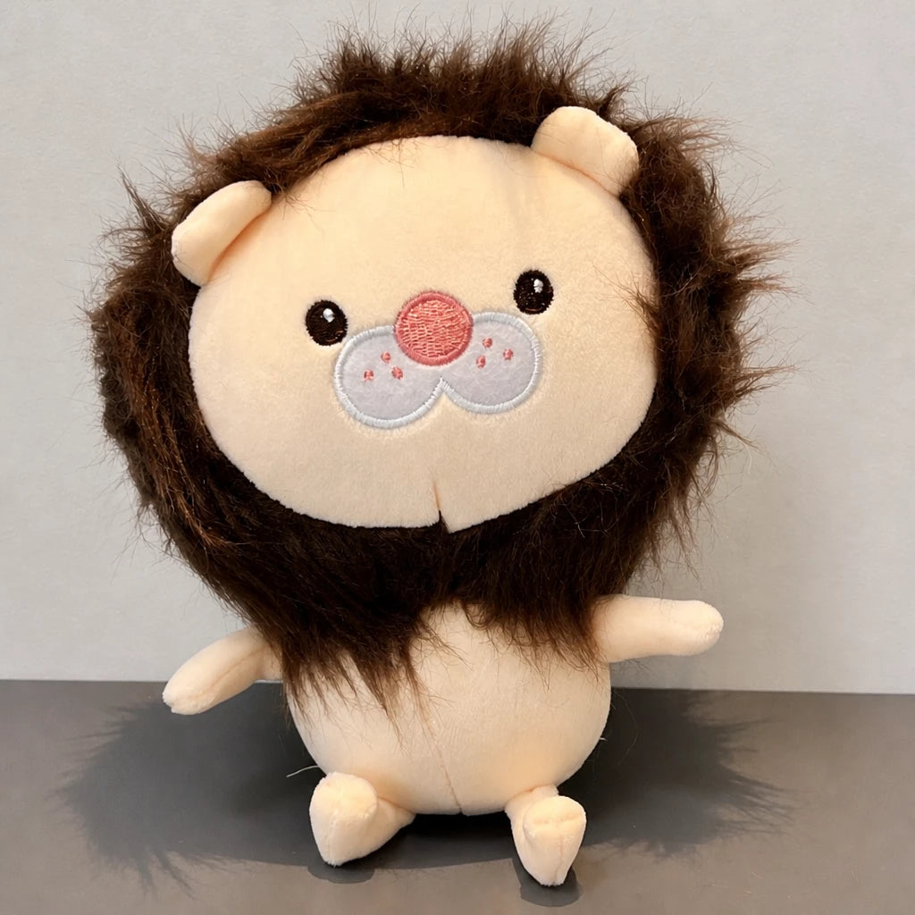 Plush Dog Toys with Squeakers and Crinkle Details