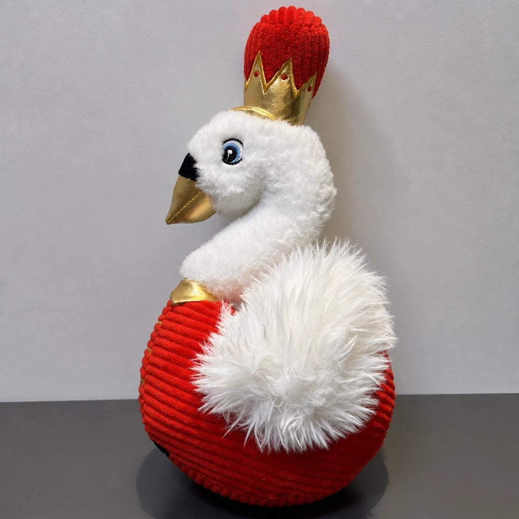 Plush Dog Toys with Squeakers and Crinkle Details