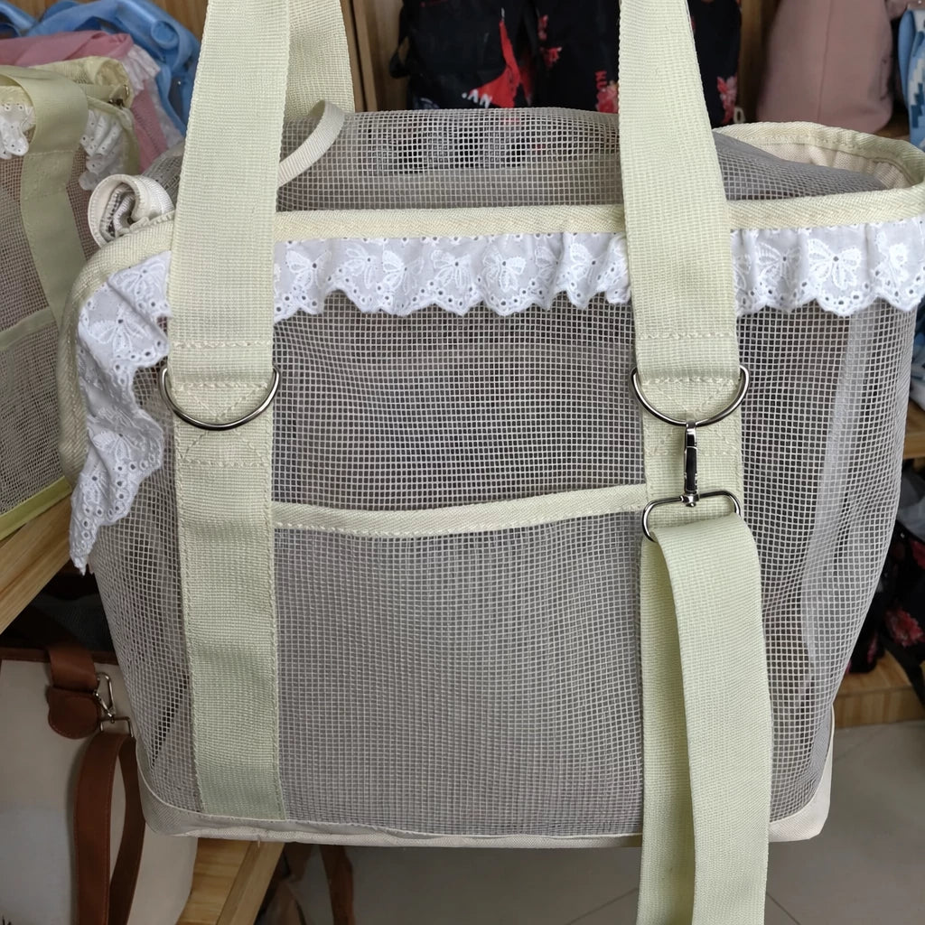 Mesh Crossbody Pet Carrier