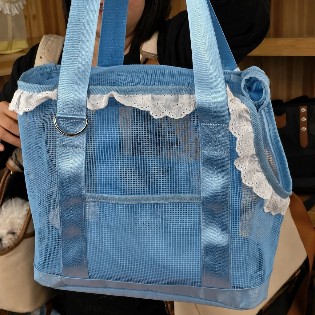 Mesh Crossbody Pet Carrier