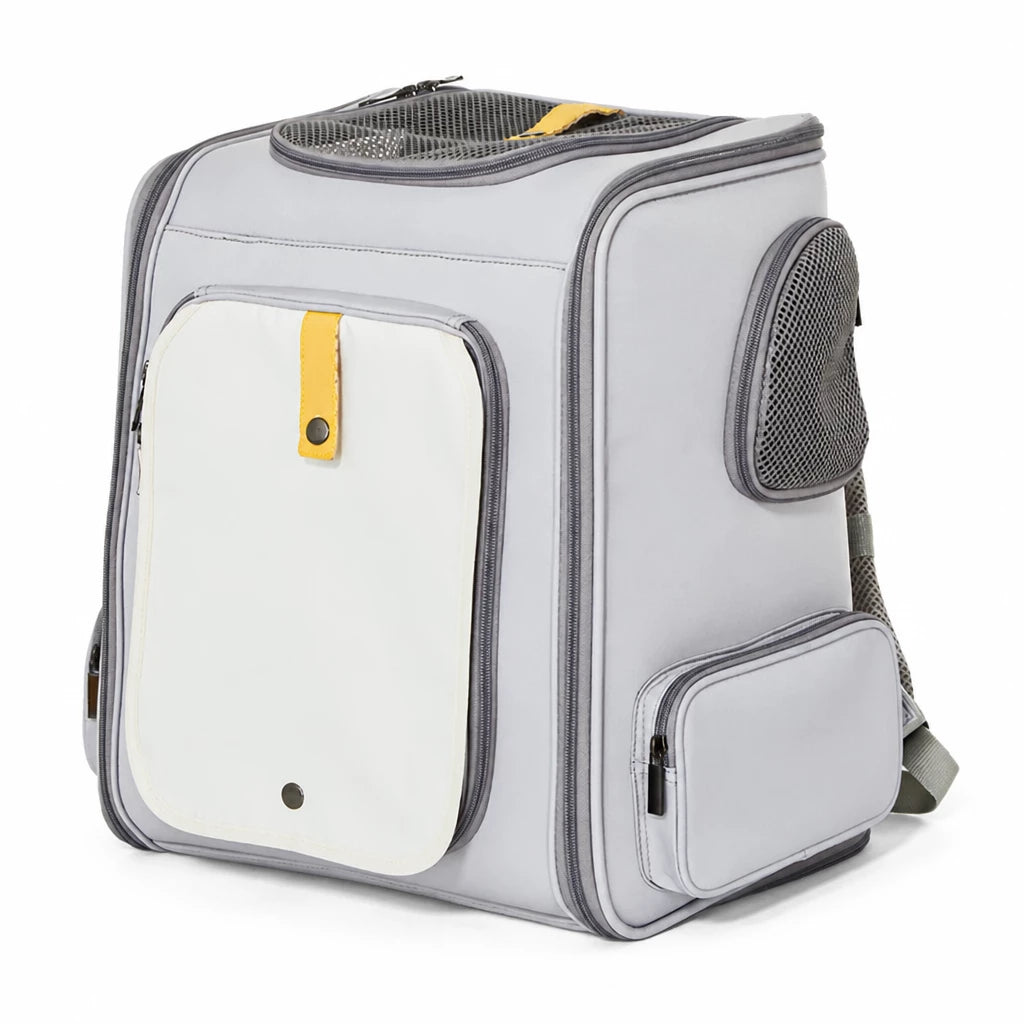Canvas Pet Carrier Backpack for Cats and Small Dogs