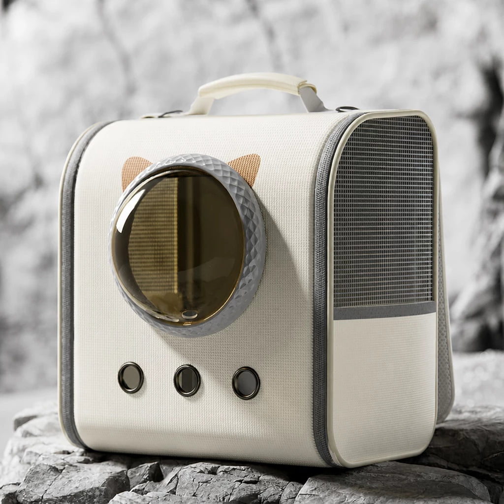 Capsule Window Pet Carrier Backpack for Cats and Dogs