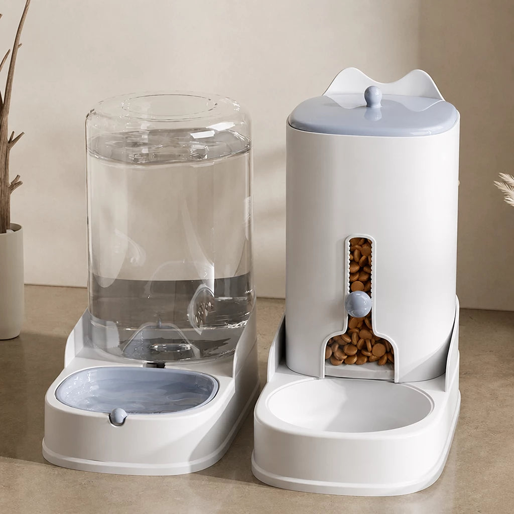Automatic Pet Feeder and Water Dispenser