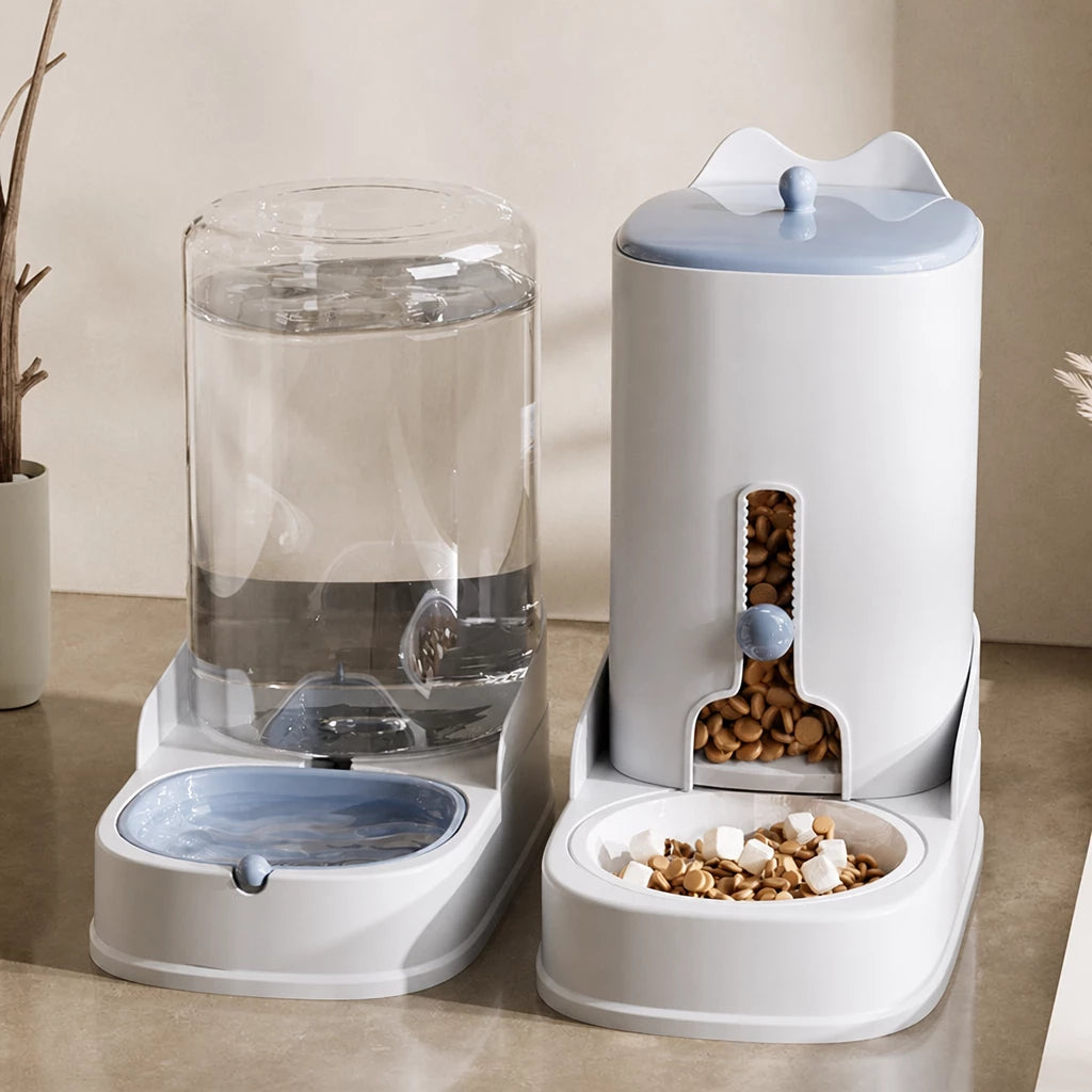 Automatic Pet Feeder and Water Dispenser