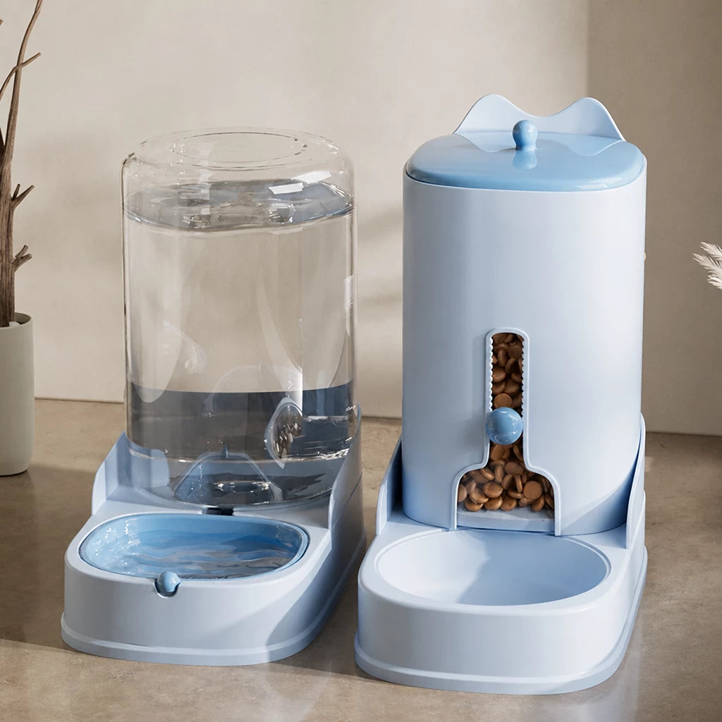 Automatic Pet Feeder and Water Dispenser