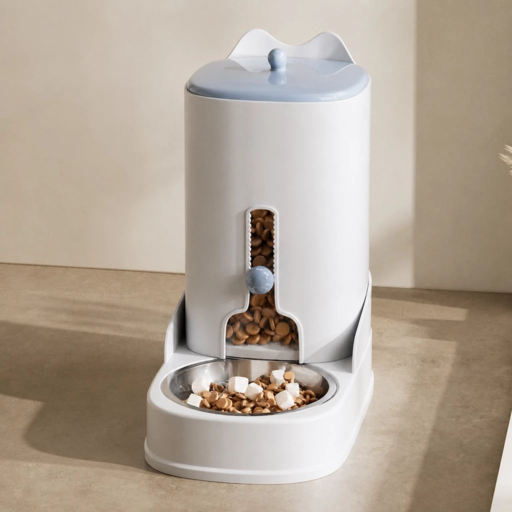 Automatic Pet Feeder and Water Dispenser