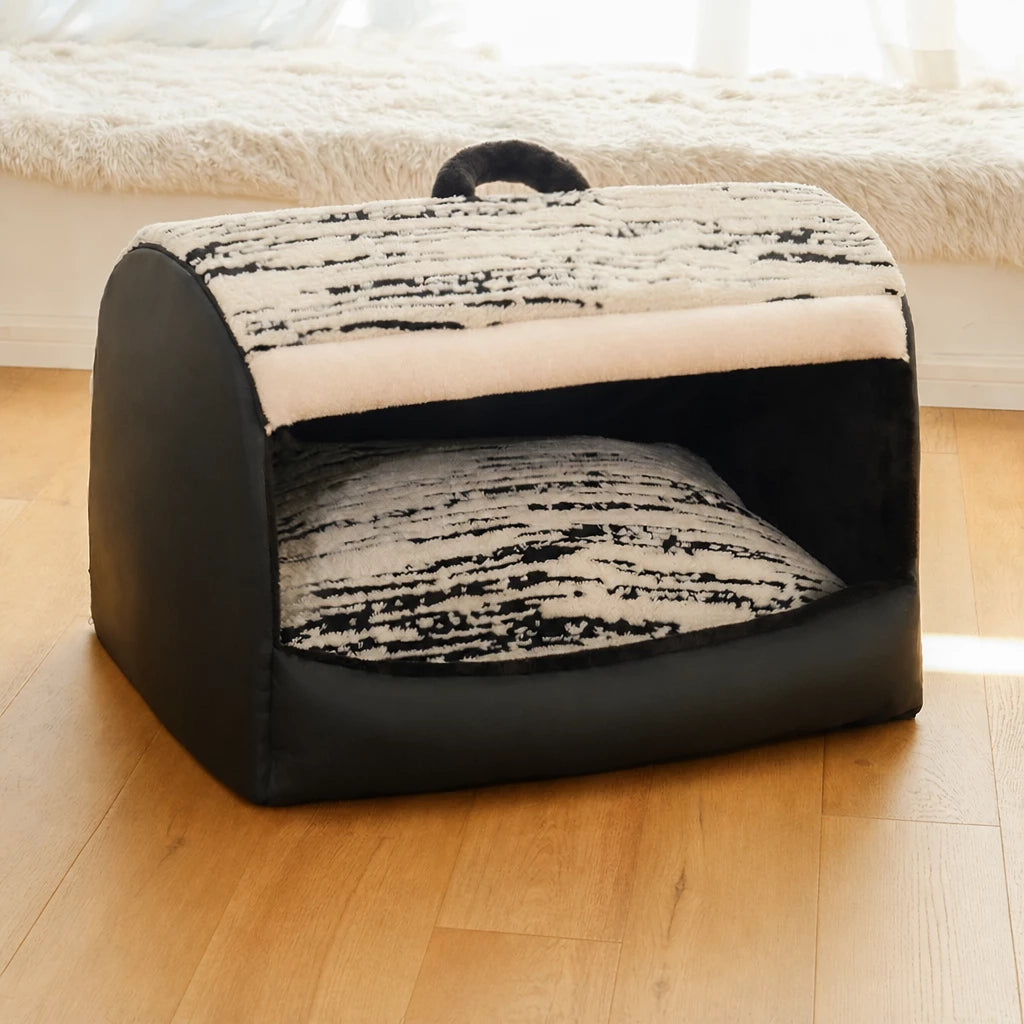 Pet Tent Bed with Removable Washable Mat