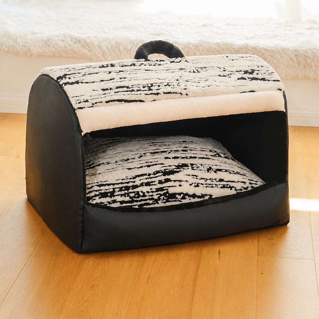 Pet Tent Bed with Removable Washable Mat