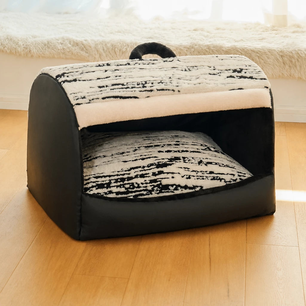 Pet Tent Bed with Removable Washable Mat
