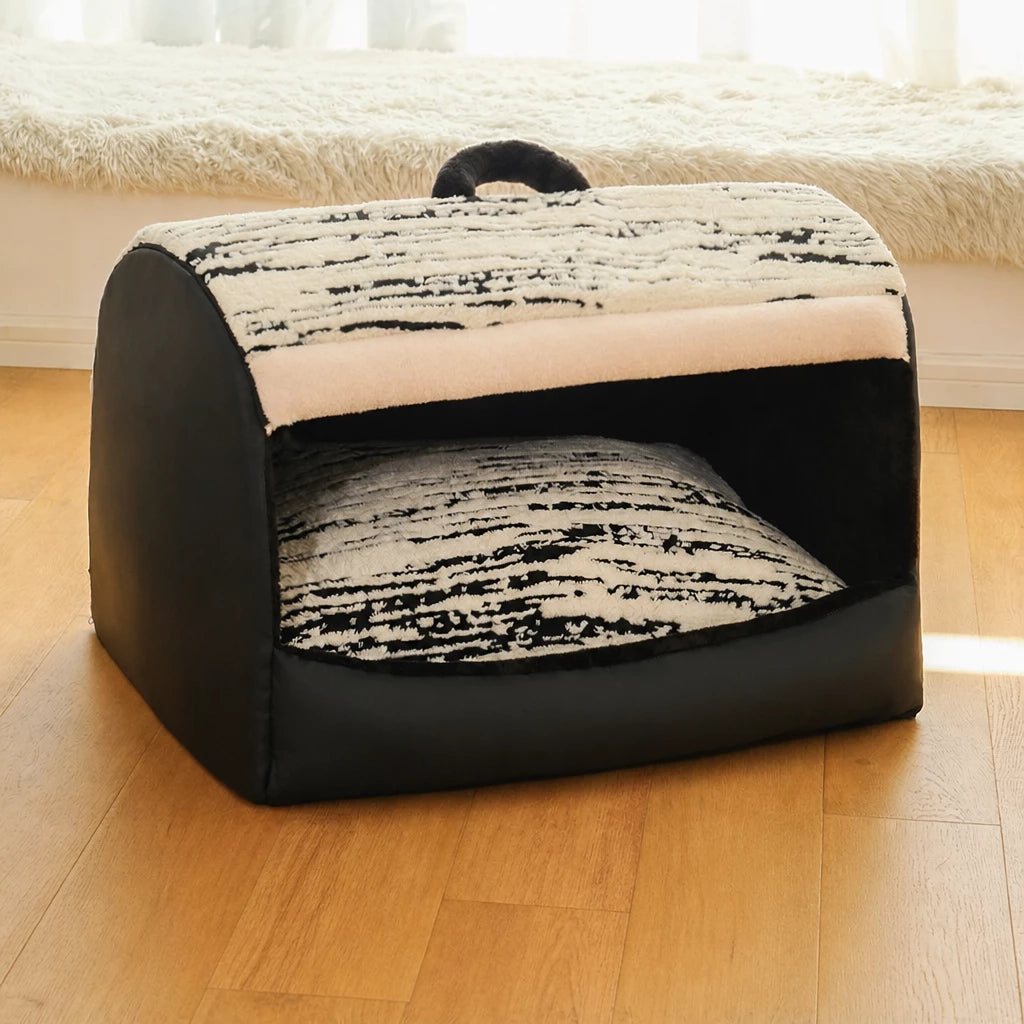 Pet Tent Bed with Removable Washable Mat
