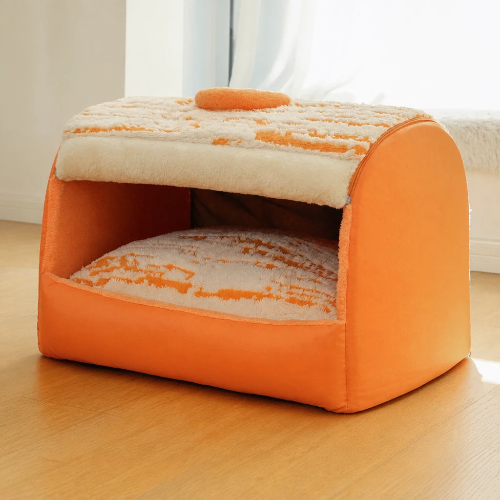Pet Tent Bed with Removable Washable Mat