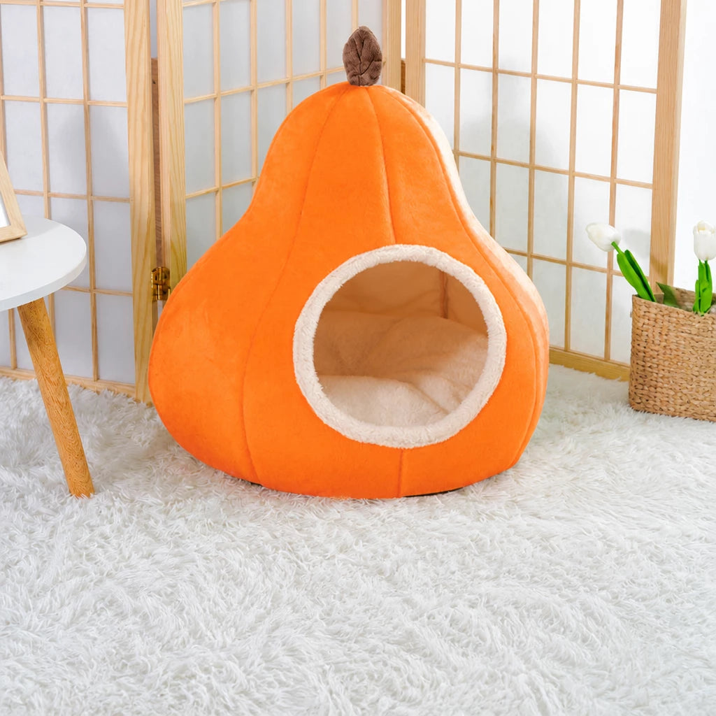 Enclosed Tent-Style Pet Bed for Cats and Small Dogs