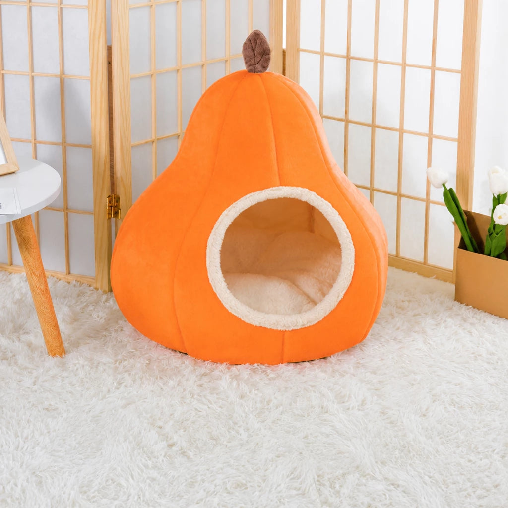 Enclosed Tent-Style Pet Bed for Cats and Small Dogs