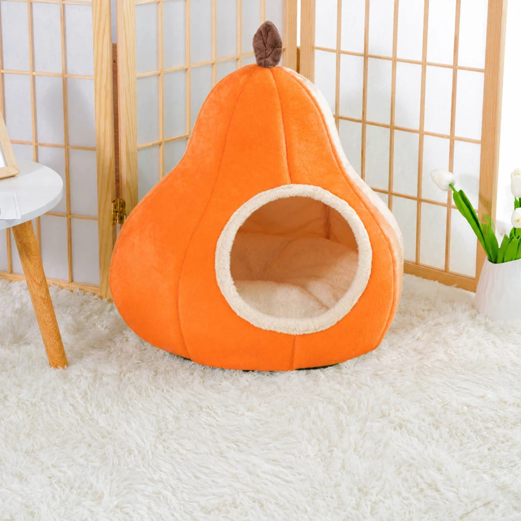 Enclosed Tent-Style Pet Bed for Cats and Small Dogs