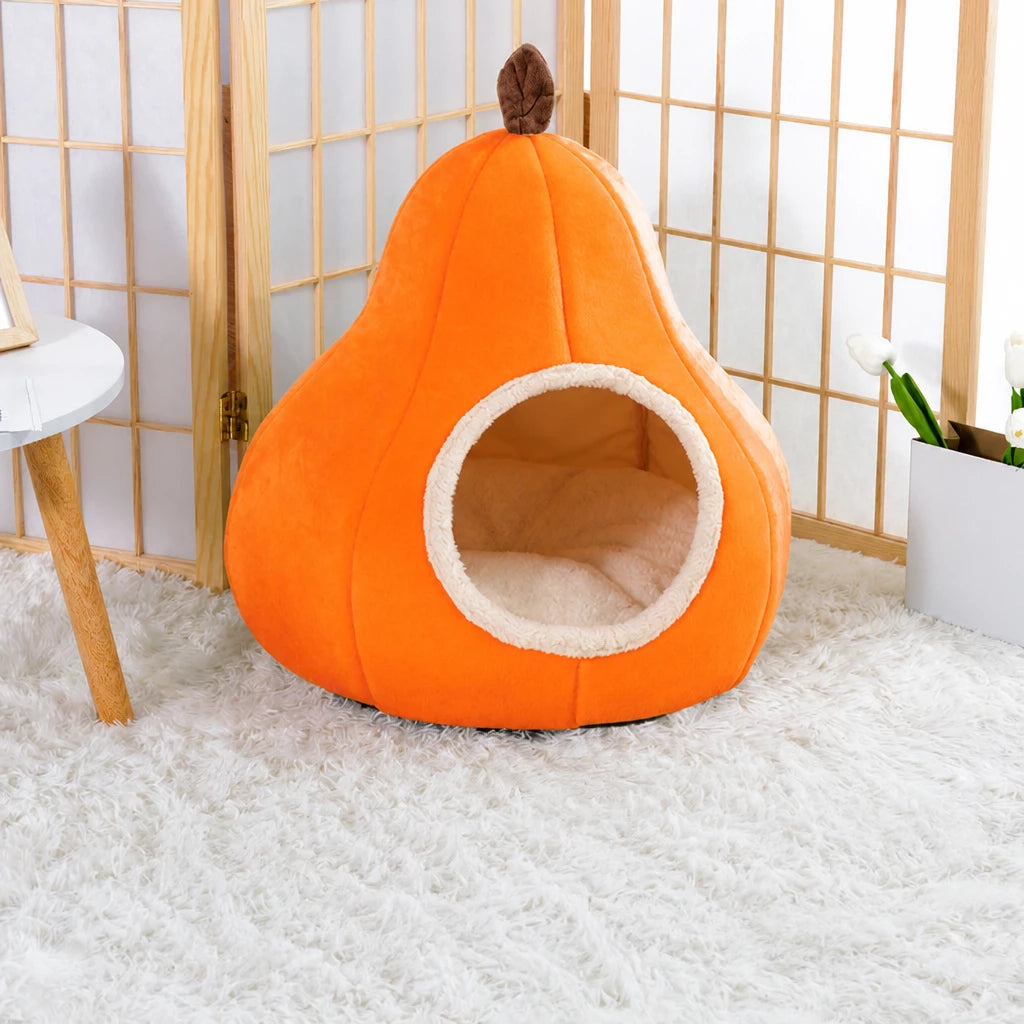 Enclosed Tent-Style Pet Bed for Cats and Small Dogs