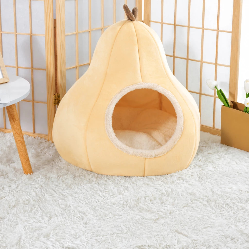 Enclosed Tent-Style Pet Bed for Cats and Small Dogs