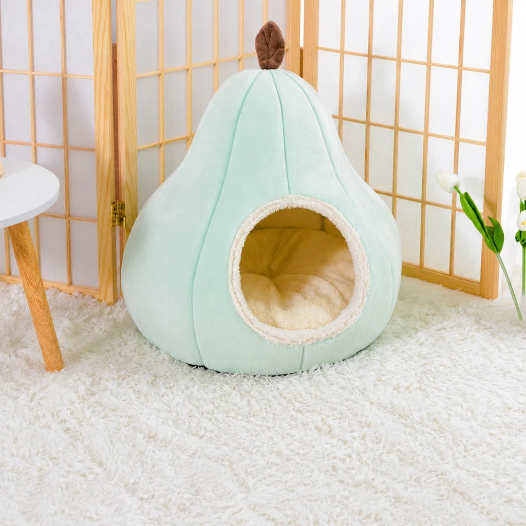 Enclosed Tent-Style Pet Bed for Cats and Small Dogs