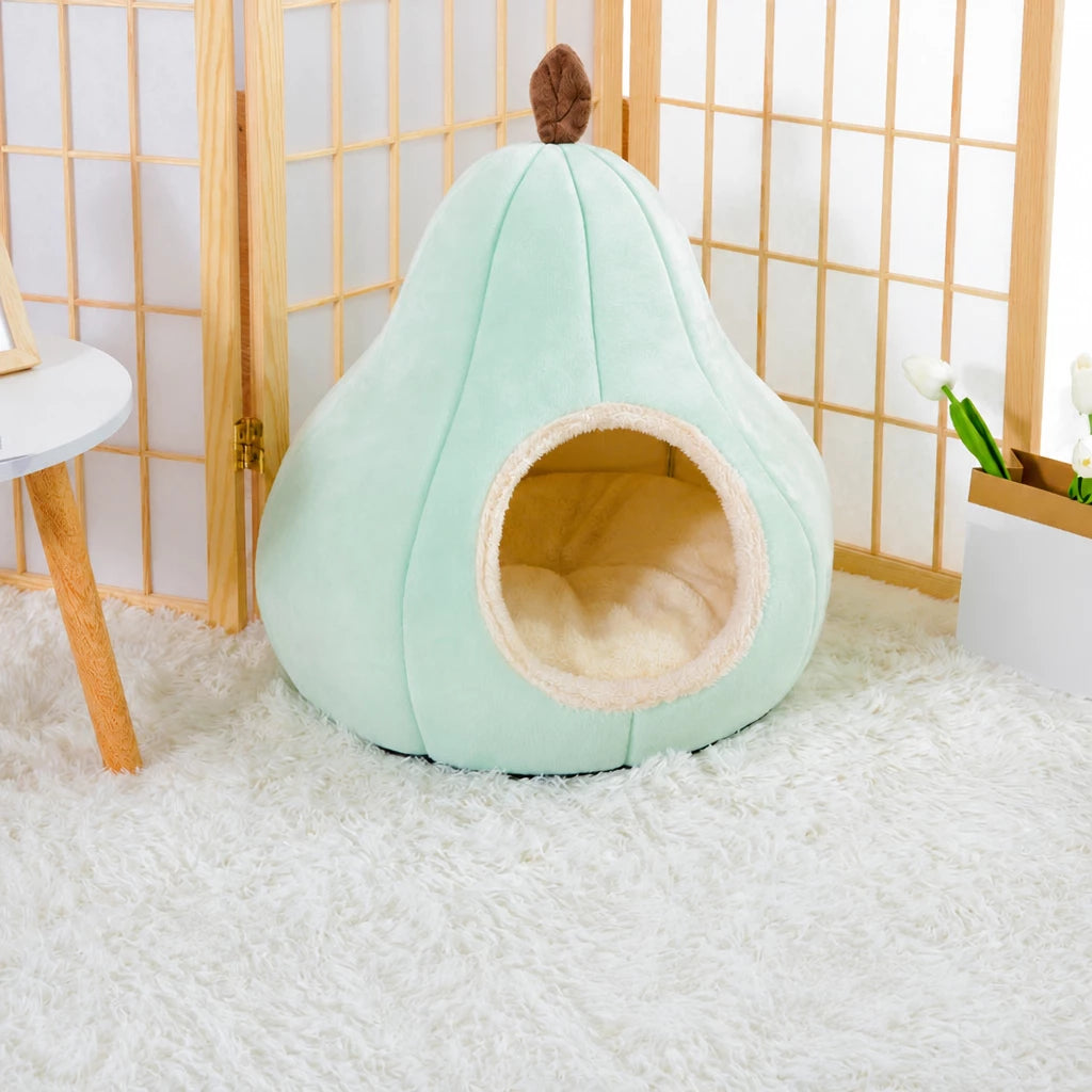 Enclosed Tent-Style Pet Bed for Cats and Small Dogs