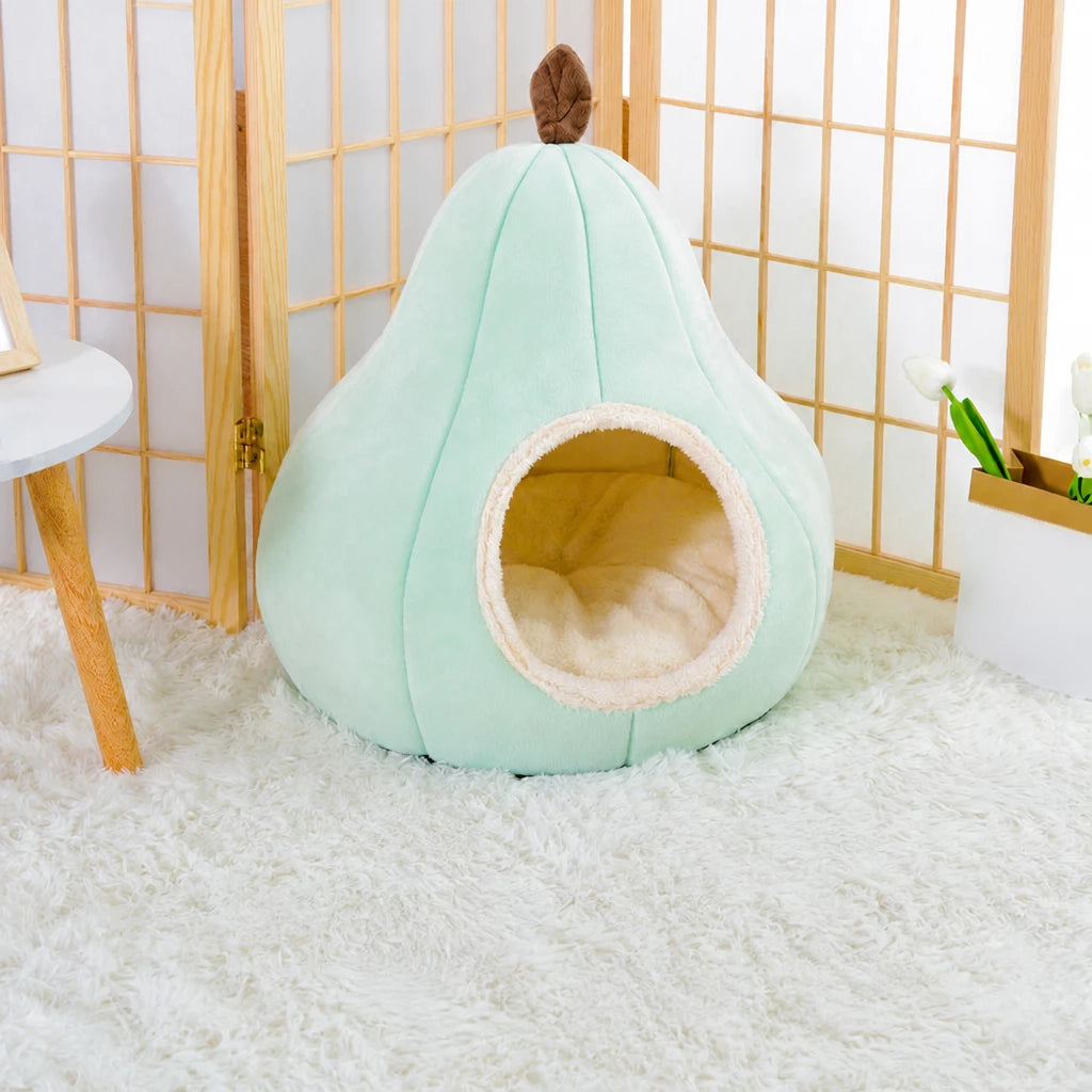 Enclosed Tent-Style Pet Bed for Cats and Small Dogs