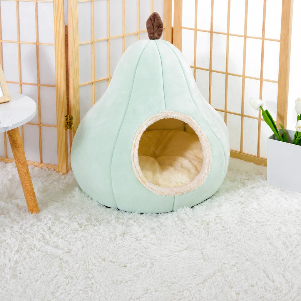 Enclosed Tent-Style Pet Bed for Cats and Small Dogs