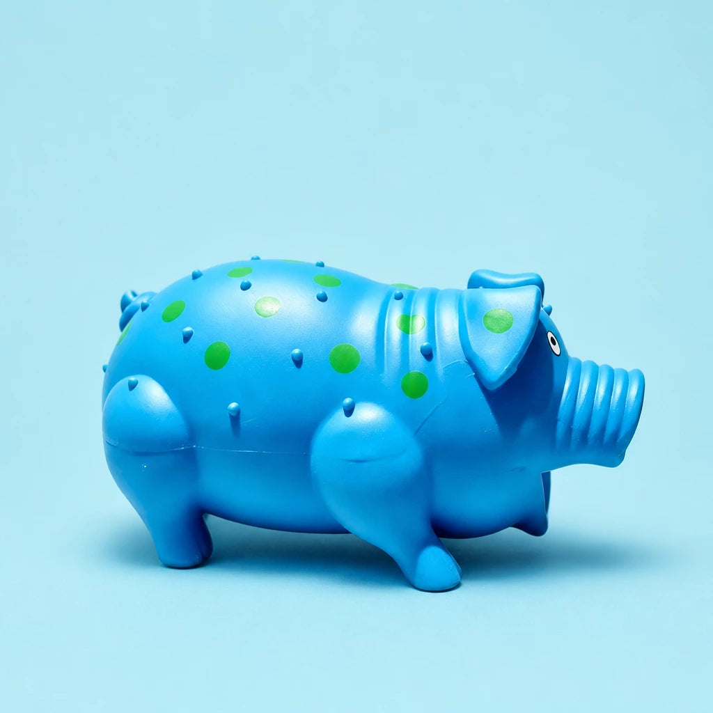 Pig-Shaped Squeaky Dog Toy for Interactive Play