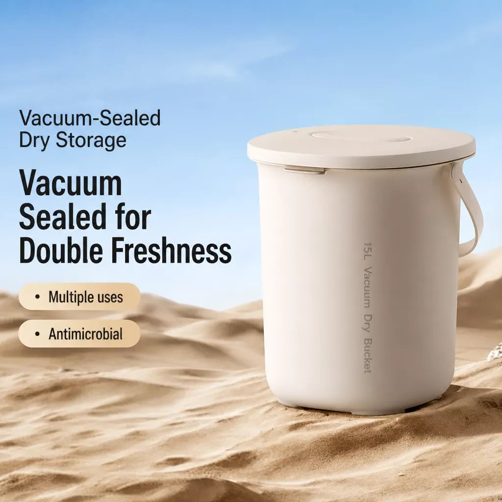 Pet Food Storage Container with Vacuum-Seal Lid