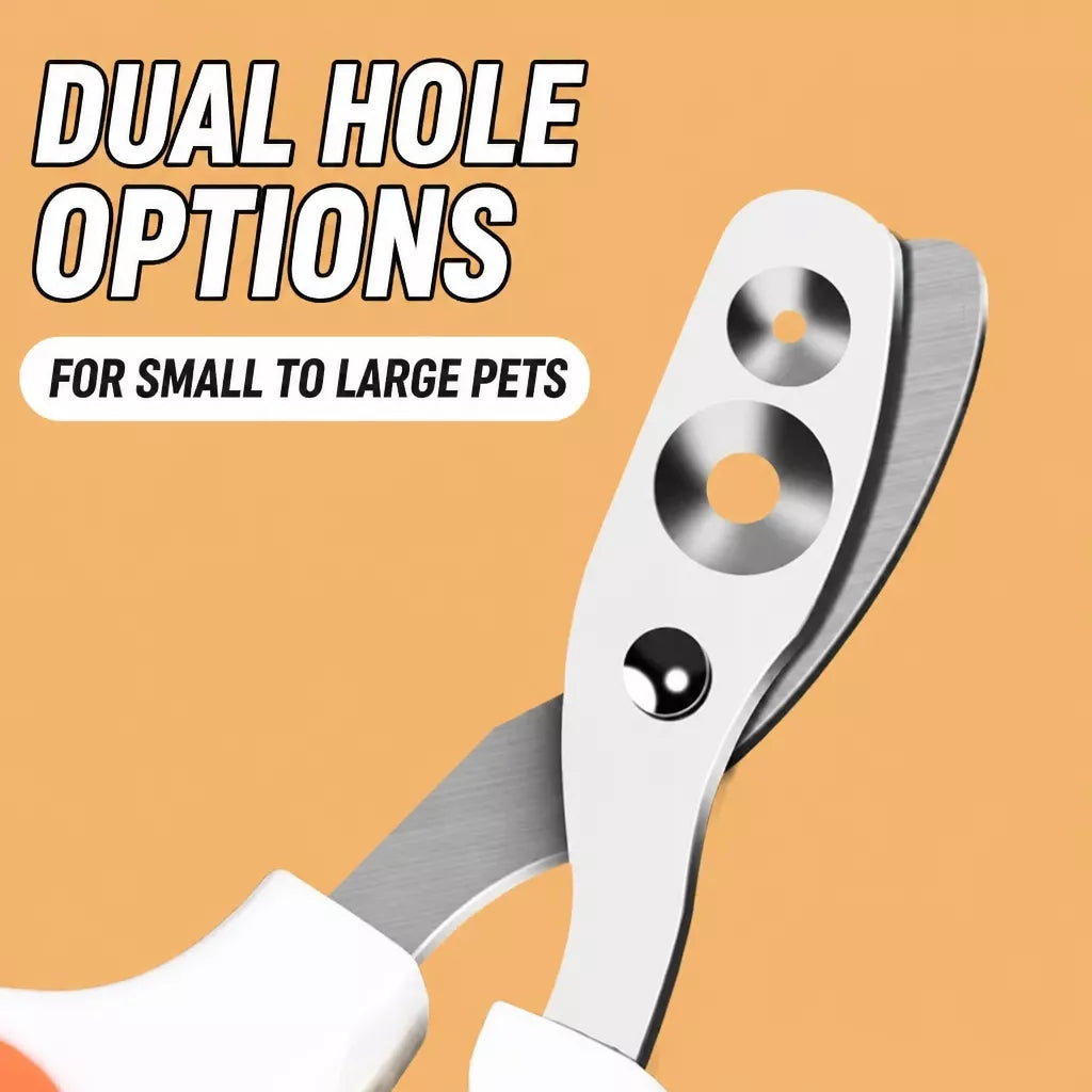 Cat Nail Clippers with Dual-Size Cutting Holes