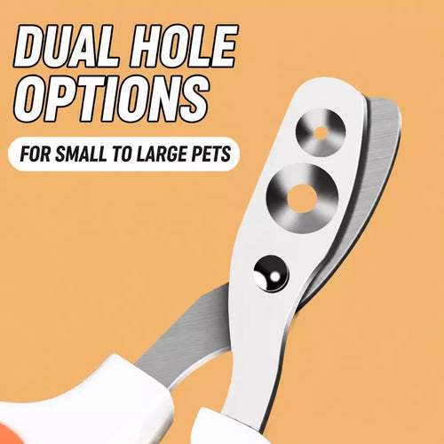 Cat Nail Clippers with Dual-Size Cutting Holes