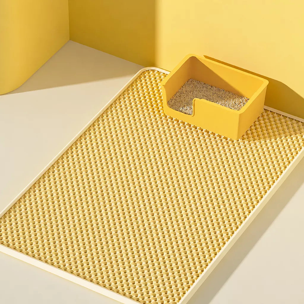 Cat Litter Mat for Catching Loose Litter Around the Box