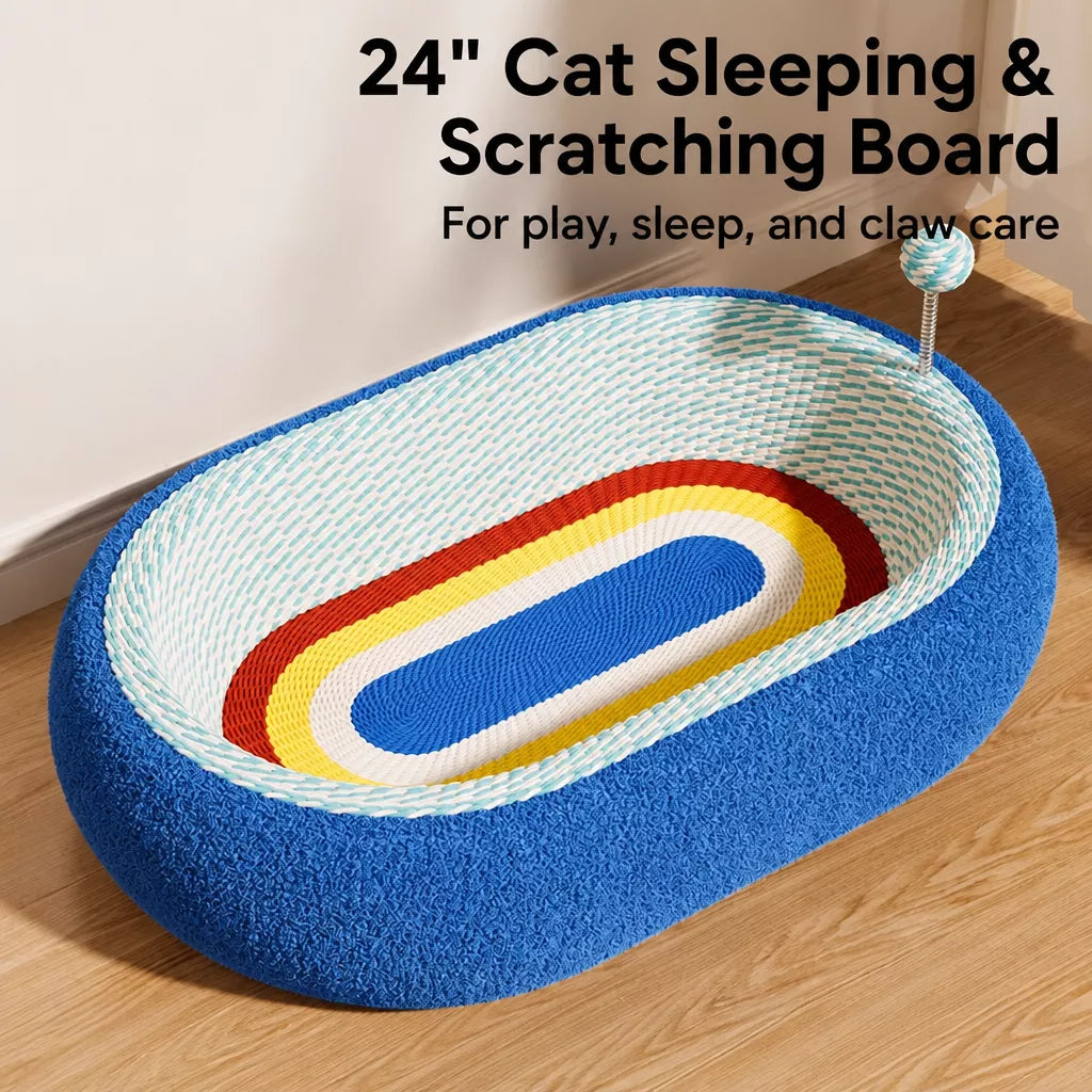 Cat Scratcher Bed with Sisal Mat