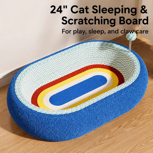 Cat Scratcher Bed with Sisal Mat