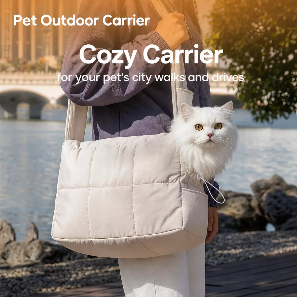 Portable Sling Carrier for Cats and Small Dogs