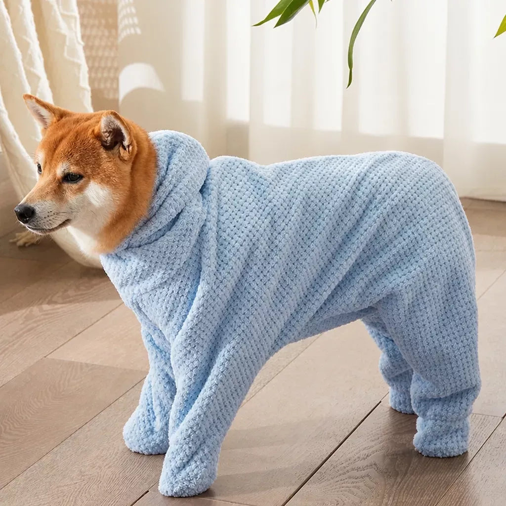 Pet Absorbent Towel Robe for Dogs and Cats