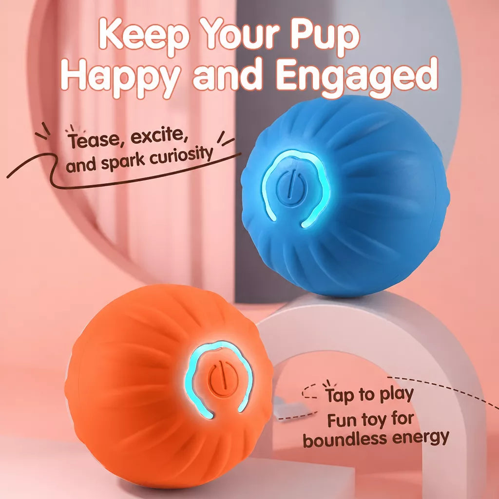 Interactive Electric Squeaky Bouncing Ball Toy for Dogs