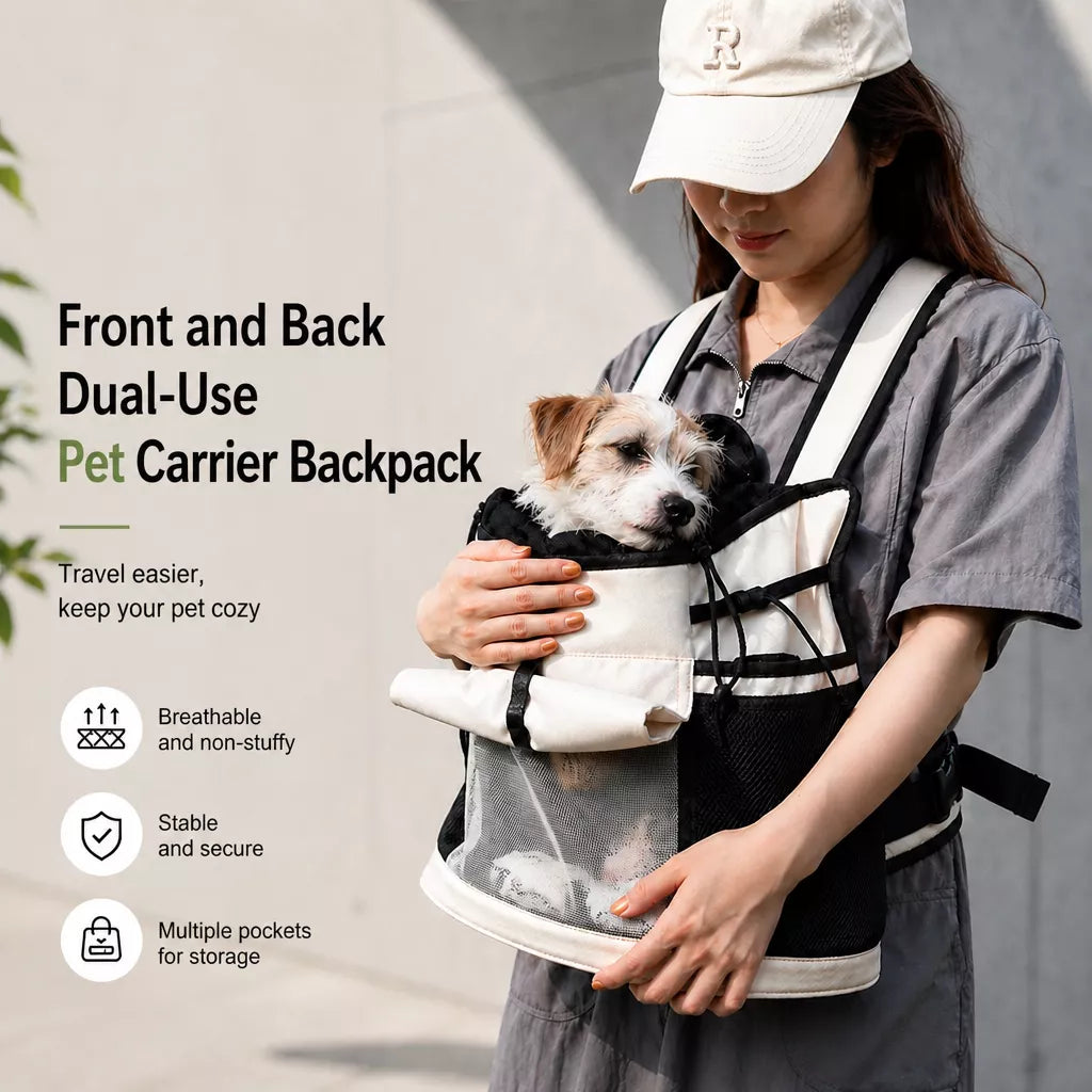Pet Carrier Backpack for Cats and Small Dogs