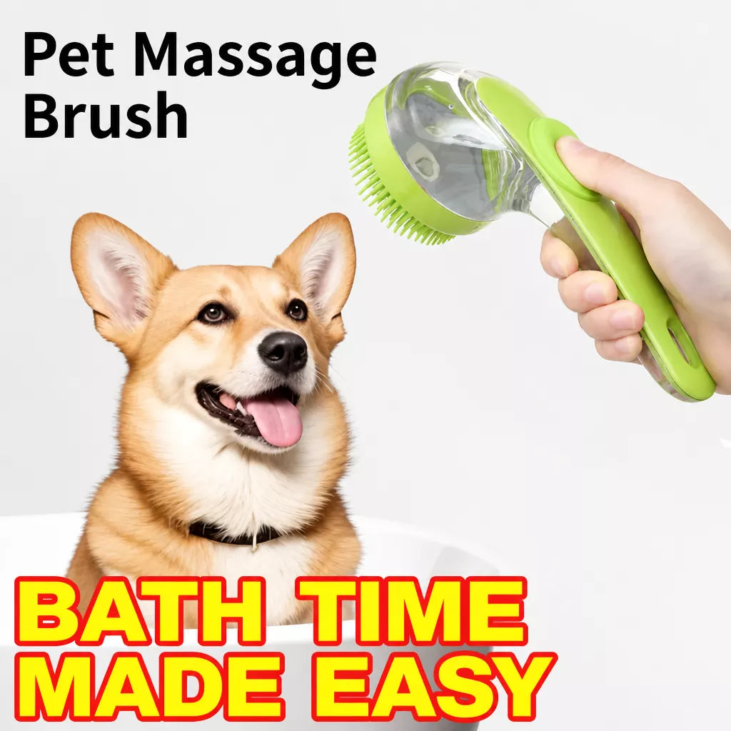 Pet Bath Brush for Dogs and Cats
