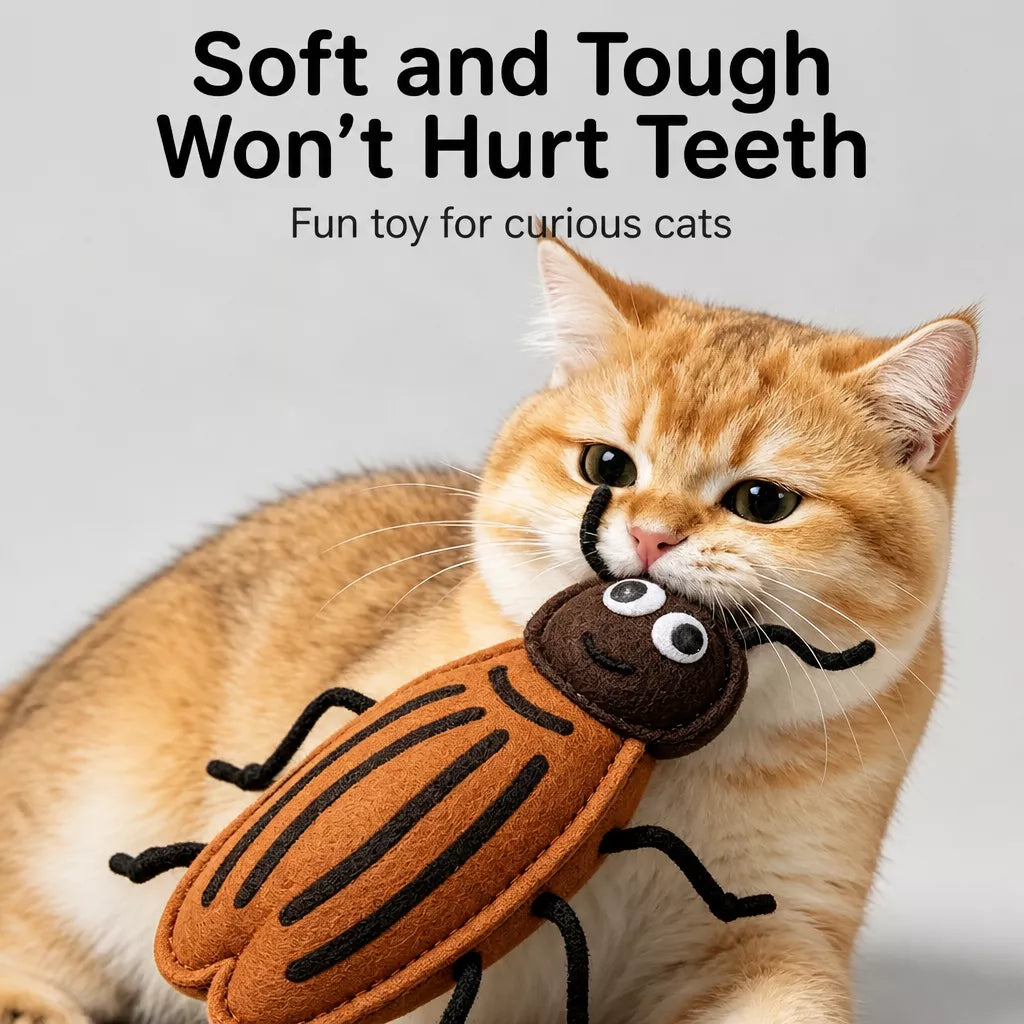 Catnip Insect Toys with Bells for Cats
