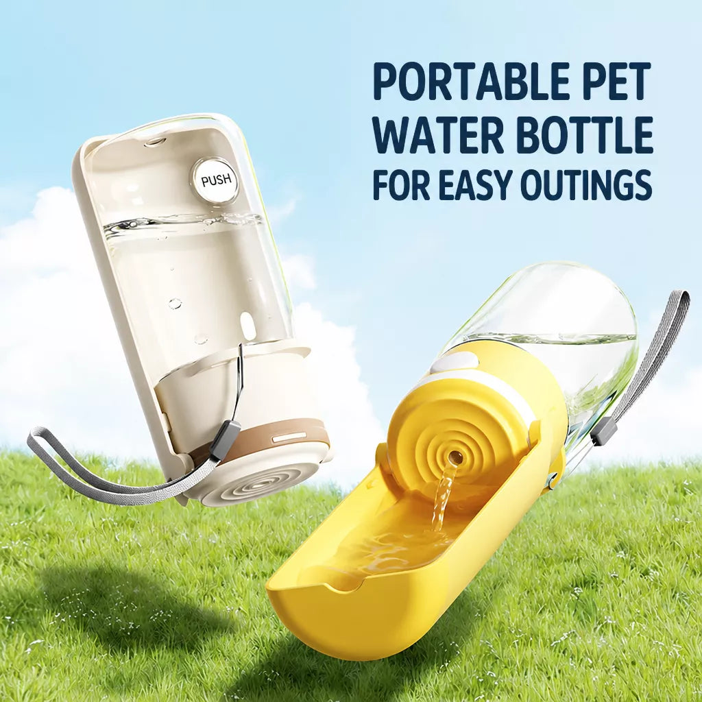 Portable Dog Water Bottle for Walks and Travel