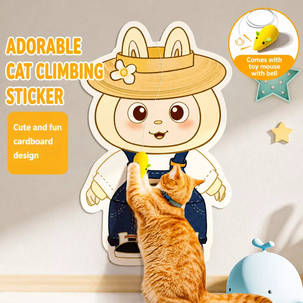 Self-Adhesive Wall Cat Scratcher Pad