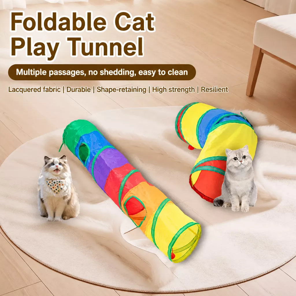 Cat Tunnel Toy for Indoor Play