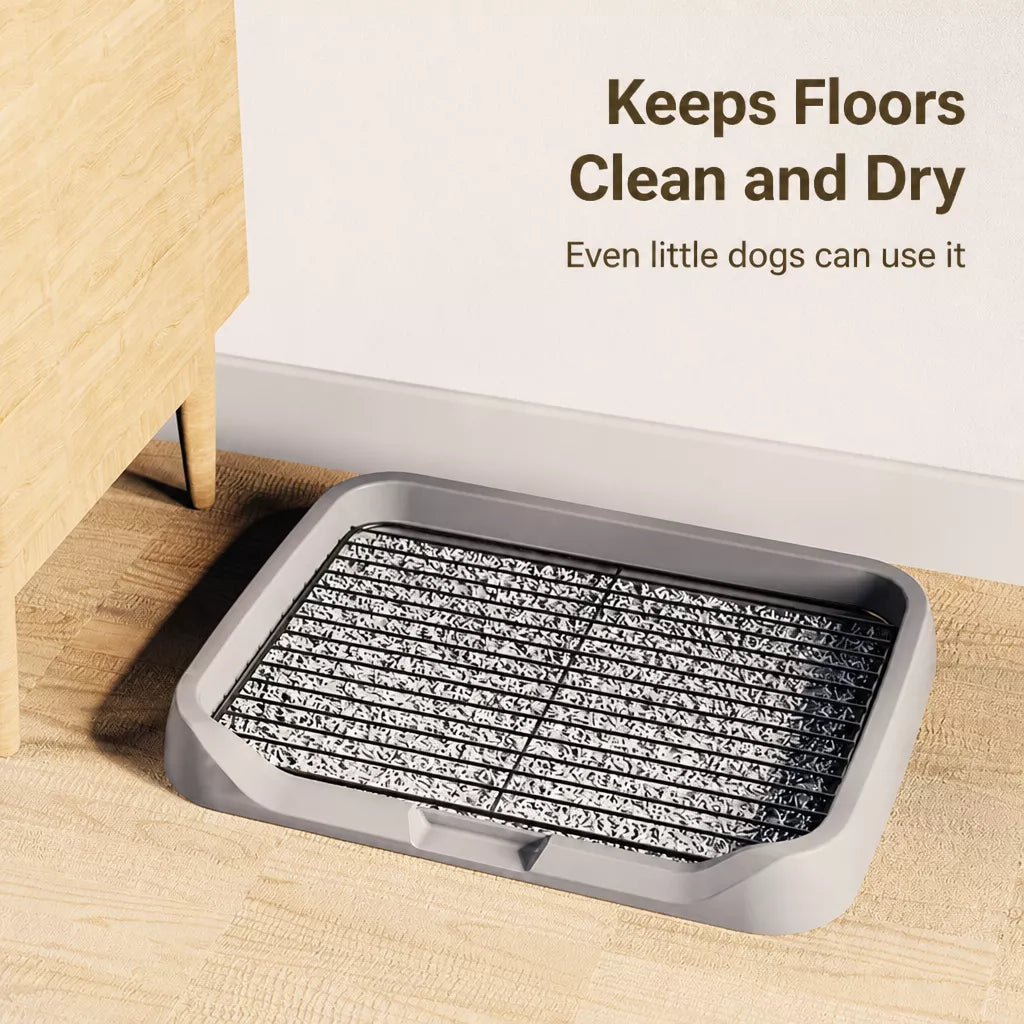Dog Toilet Training Tray with Steel Frame