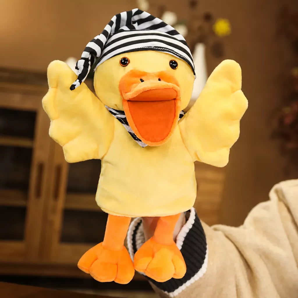 Plush Animal Hand Puppets for Pretend Play