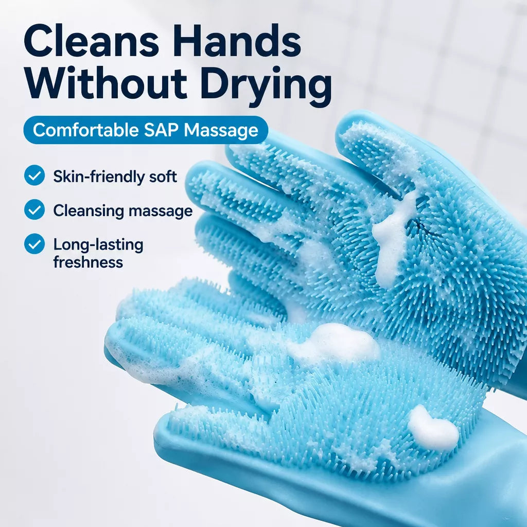 Pet Bathing & Grooming Gloves