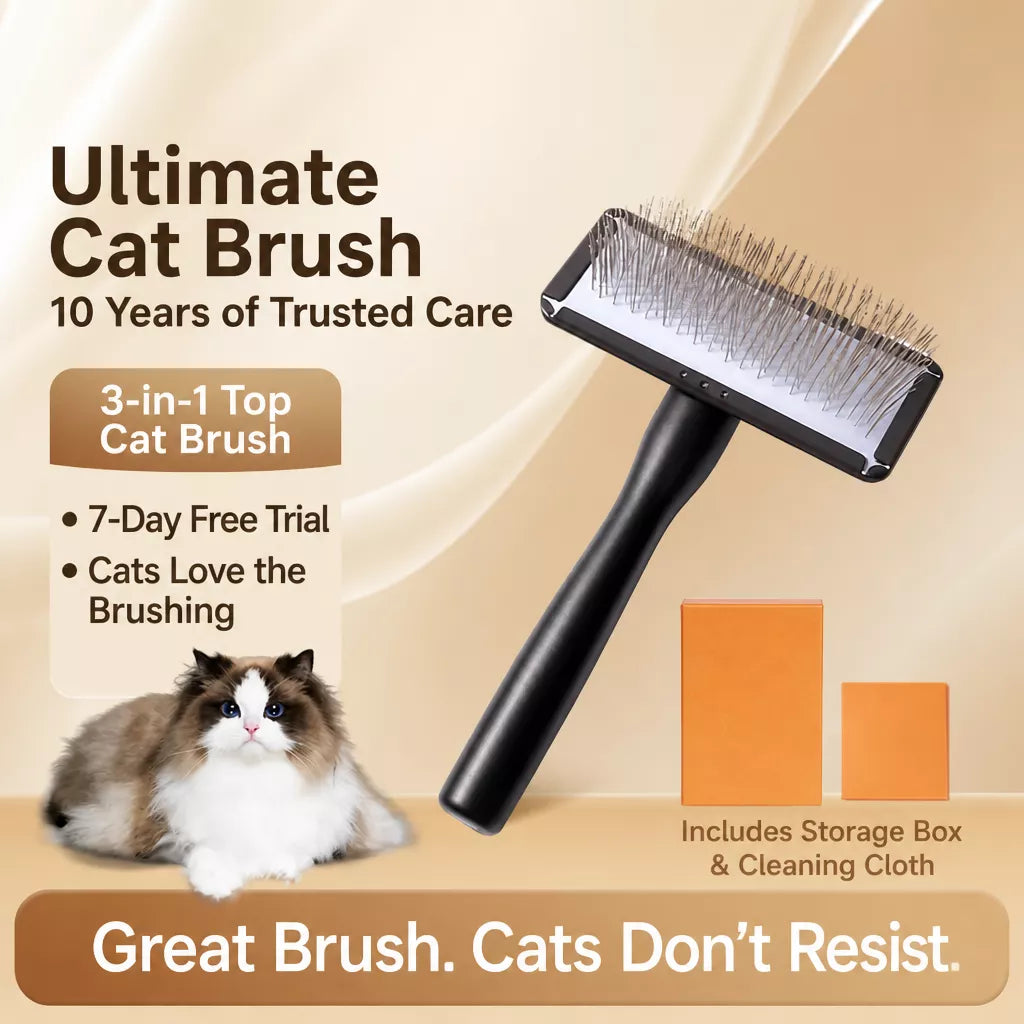 OPM Pet Pin Brush for Dogs and Cats