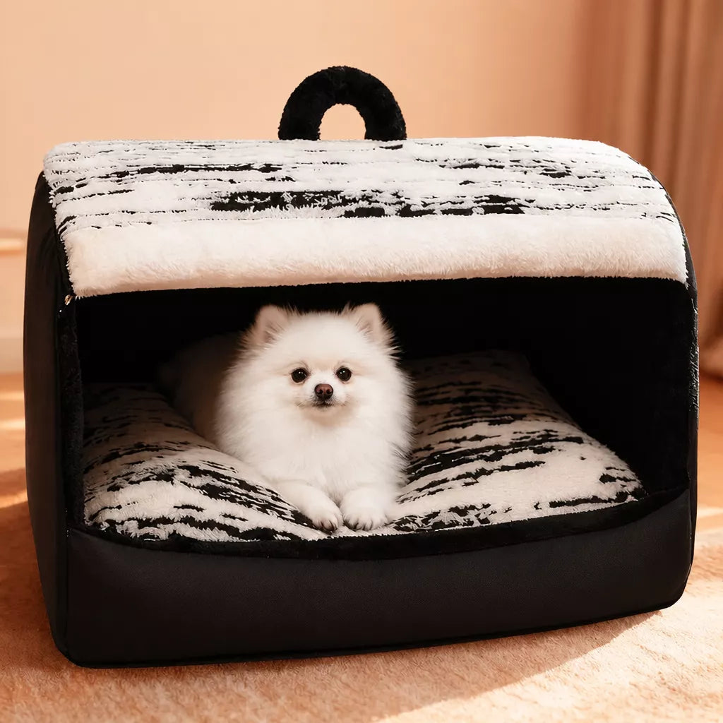 Pet Tent Bed with Removable Washable Mat